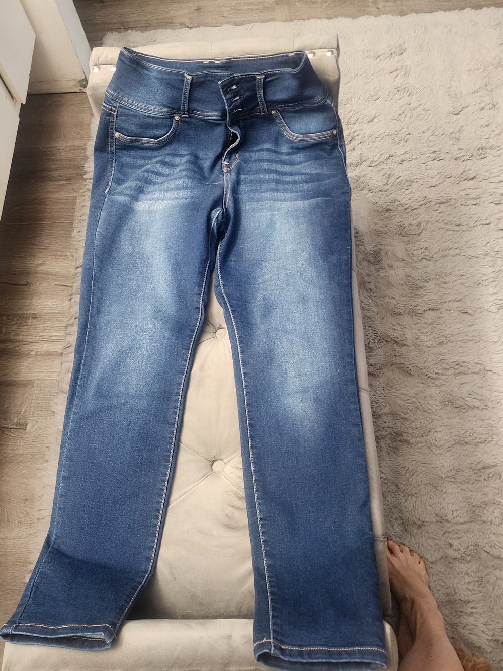 Wallflower Dark Blue Denim High-Rise Jeans